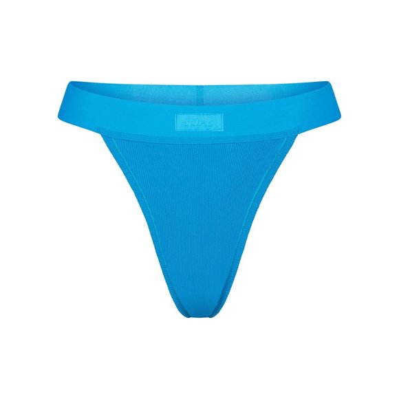 SKIMS Other - Skims Cotton Rib Thong - Mykonos